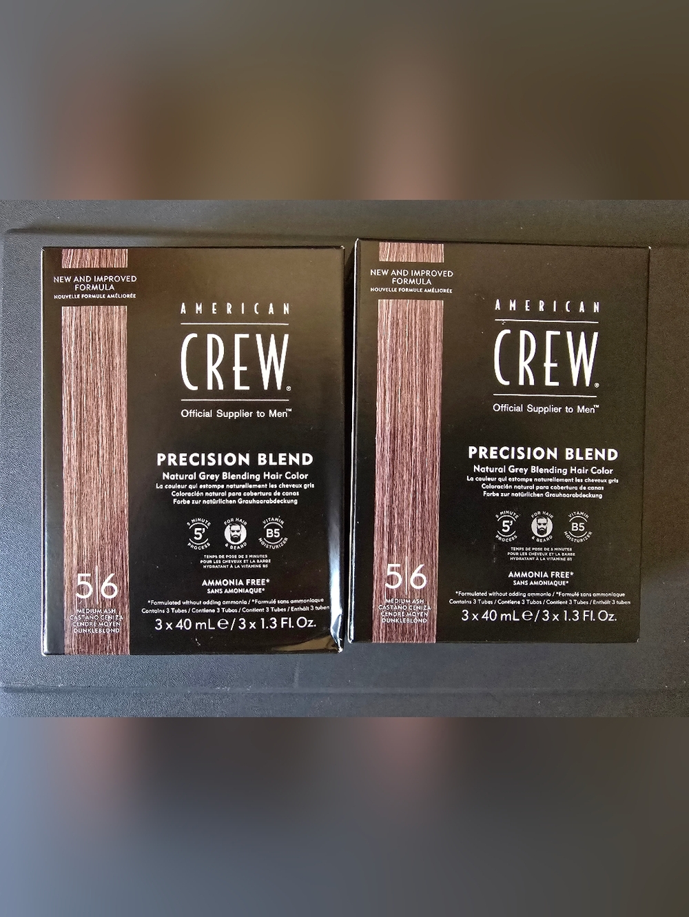 TWO Precision Blend Natural Grey Blending Hair Color 5/6 - Brown $40 VALUE